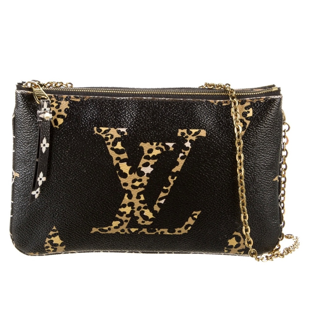 Louis Vuitton Black and Gold Crossbody Bag